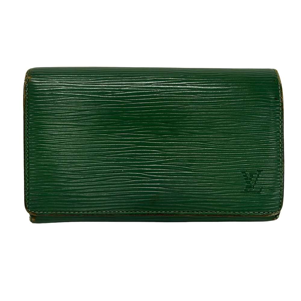Louis Vuitton Porte Monnaie Tresor Epi Bifold Wallet M63504